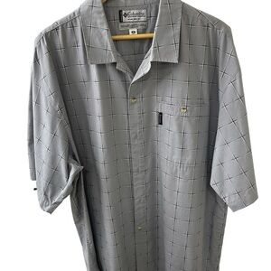 Columbia Sportswear Company Men’s XL shirt Button Down Gray short Sleeve
